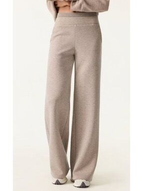 OGL FuzzLuxe Straight Cut Pants w/ Double Waistband Women's Size Medium NWT!